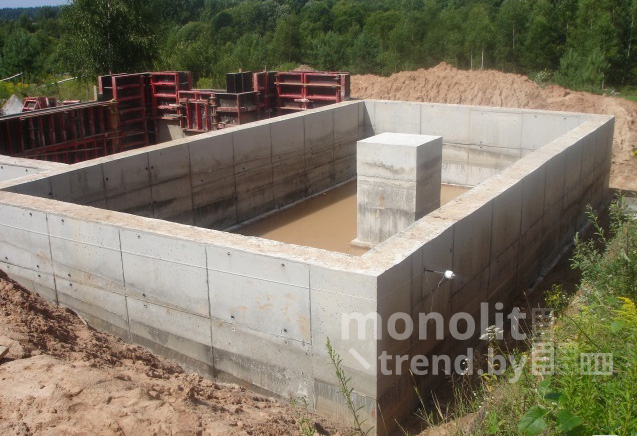 Монолитный ленточный фундамент, Казельщина